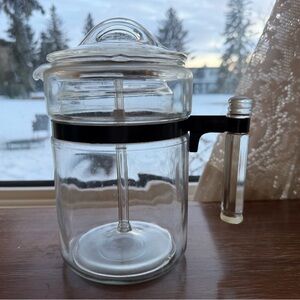 Earlier Vintage Pyrex percolator 6 cups 1806